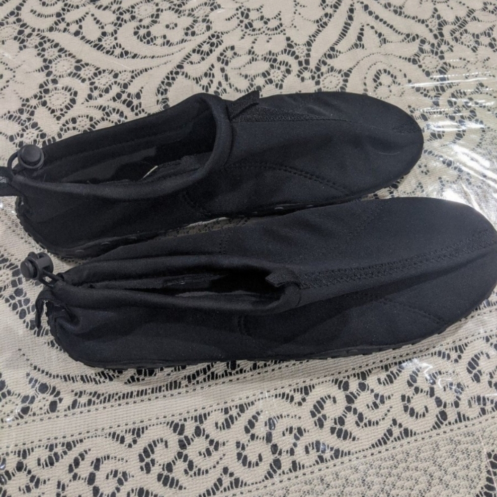 Men's Water Slip On Black Shoes Sports Athletic Outdoor Beach Pool